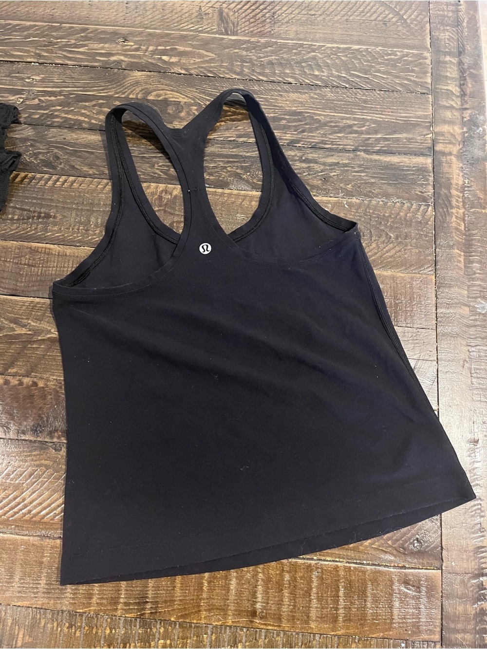 lululemon athletica Black Racerback Tank Top